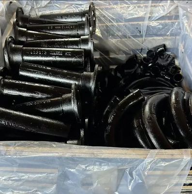 Componenti di fusione di sabbia a colori personalizzati Fittings per tubi di ferro resistenti all'erosione