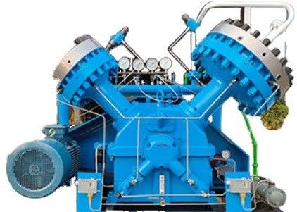 Compressore di diaframma Compressori d'aria a gas ad alta pressione per azoto / elio / idrogeno / argon Booster di gas naturale