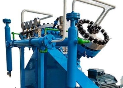 Compressore di diaframma Compressori d'aria a gas ad alta pressione per azoto / elio / idrogeno / argon Booster di gas naturale