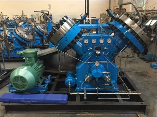 Compressore a diaframma Compressori a gas a aria Idrogeno ad alta pressione Alta purezza Stazione di rifornimento di idrogeno a prova di esplosione