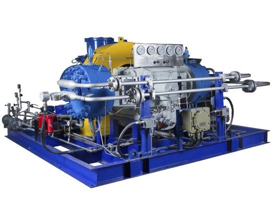 Compressore a membrana per gas: aria, idrogeno, 55 kW, idrogeno, alta efficienza di lavoro, ingresso 2 MPa, portata in uscita 240 Nm3/h H2