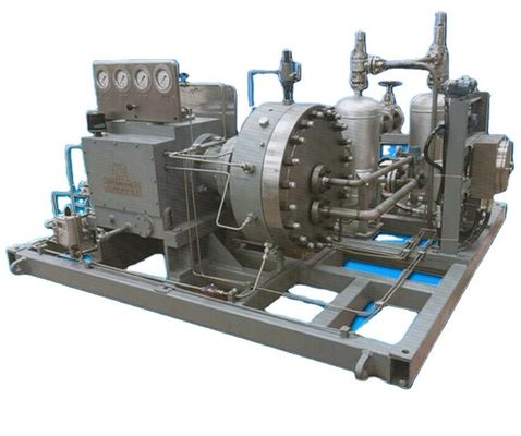 Compressore a membrana per gas: aria, idrogeno, 55 kW, idrogeno, alta efficienza di lavoro, ingresso 2 MPa, portata in uscita 240 Nm3/h H2